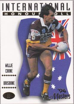 1994 Dynamic NSW Rugby League '94 Masters #83 Willie Carne Front
